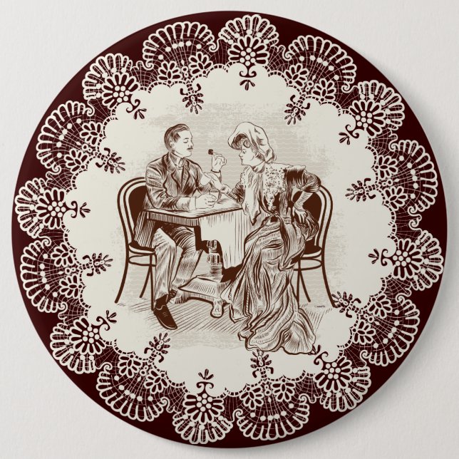 coffee and love button (Front)