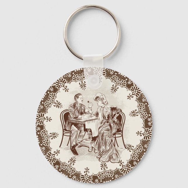  coffee and love keychain (Front)