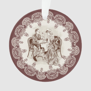 coffee and love ornament