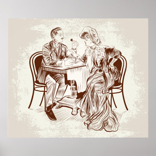 coffee and love poster (Front)