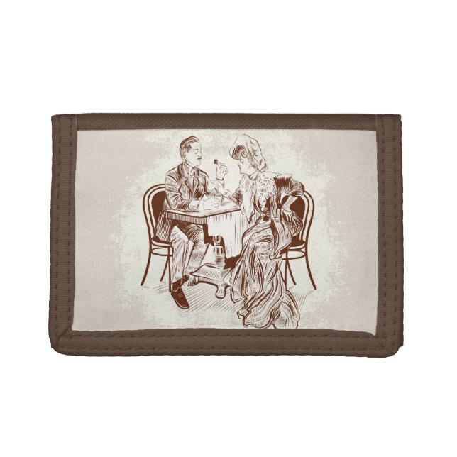 coffee and love trifold wallet (Front)