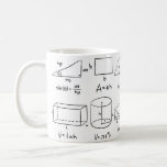 Coffee and Mathematics Solve All Problems Coffee Mug<br><div class="desc">An interesting design for mathematics teachers and students. A perfect gift idea for people who like to solve math problems. Also, a gift idea for people who are not good at math to learn and remember some formulas. Drink coffee while enjoying solving complex and easy math problems. a cup that...</div>