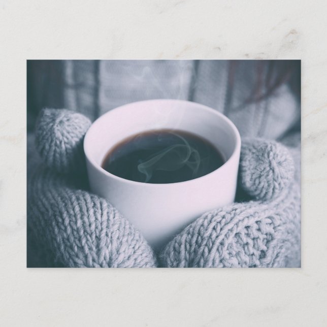 Coffee and mitt postcard (Front)