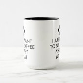 Coffee and My Cat Big Mug (Center)