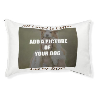 Coffee and my Dog Throw Pillow