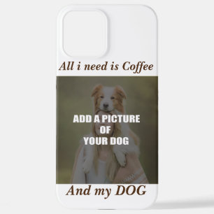 Coffee and my Dog Throw Pillow iPhone 12 Pro Max Case