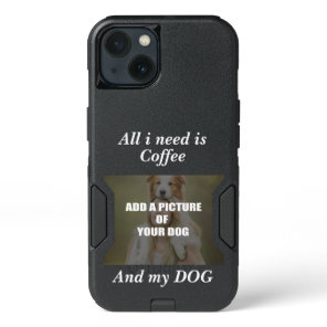 Coffee and my Dog Throw Pillow iPhone 13 Case