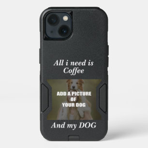 Coffee and my Dog Throw Pillow iPhone 13 Case