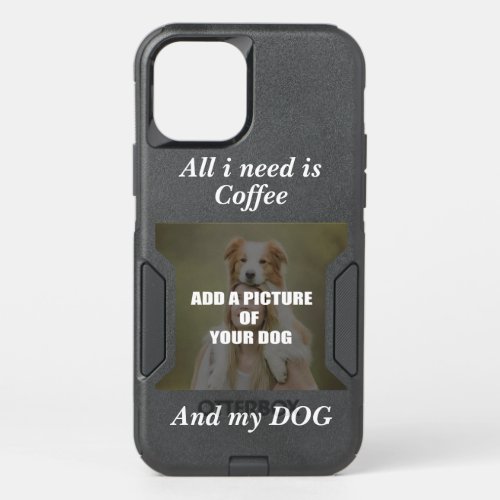 Coffee and my Dog Throw Pillow OtterBox Commuter iPhone 12 Pro Case