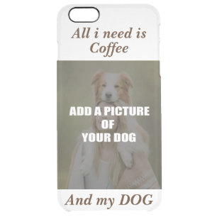 Coffee and my Dog Throw Pillow Speck iPhone Case