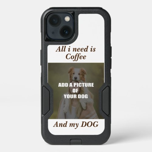 Coffee and my Dog Throw Pillow Speck iPhone Case