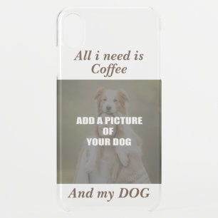 Coffee and my Dog Throw Pillow Speck iPhone Case