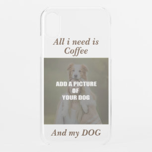 Coffee and my Dog Throw Pillow Speck iPhone Case