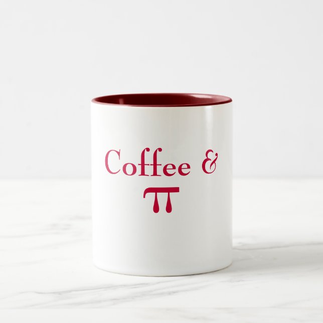 Coffee and Pi Mug (Center)