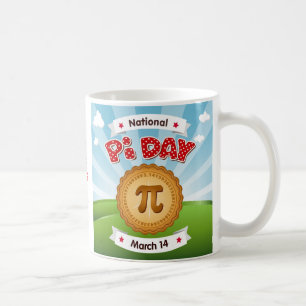 Coffee and PIE on Pi Day Coffee Mug