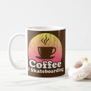 Coffee and Skateboarding Coffee Mug