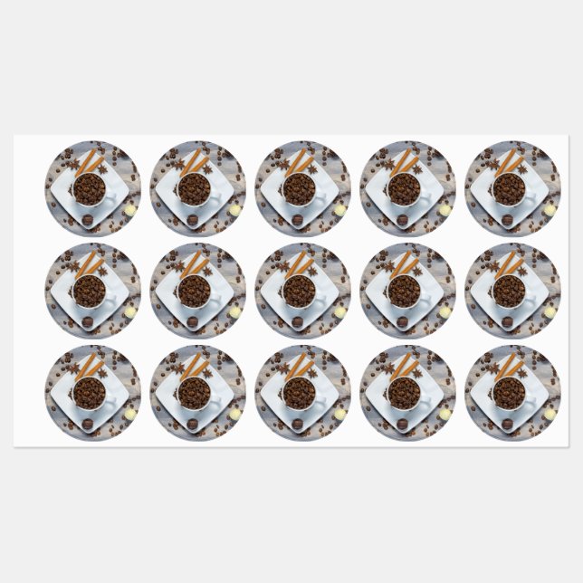 Coffee and spices labels (Sheet)