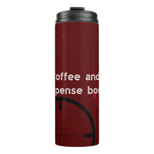 Coffee and suspense thermal tumbler