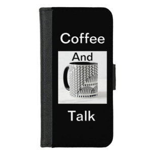 Coffee And Talk Mug Fun iPhone 8/7 Wallet Case
