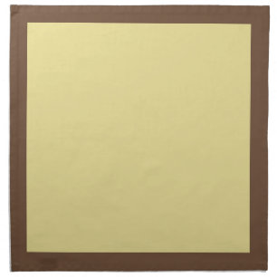 Coffee and Tea-Colored Napkins