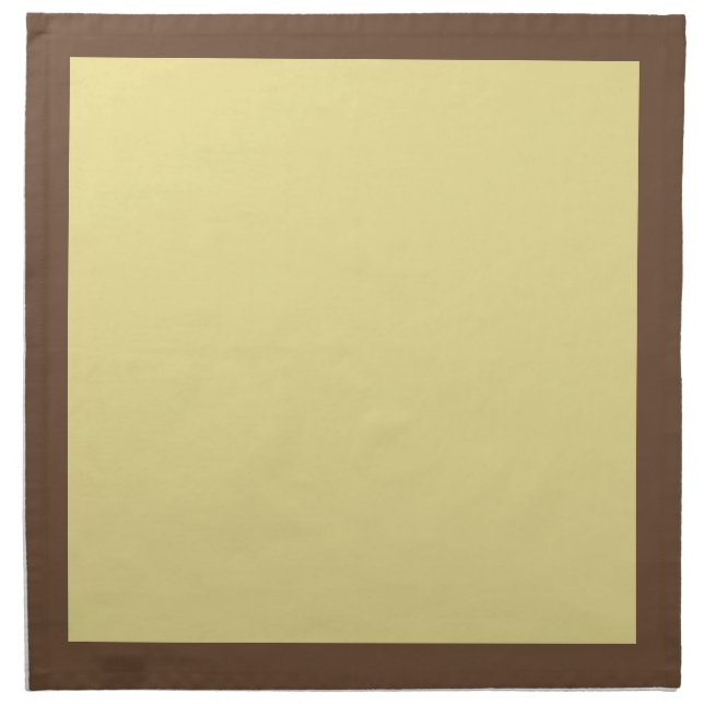 Coffee and Tea-Colored Napkins (Front)