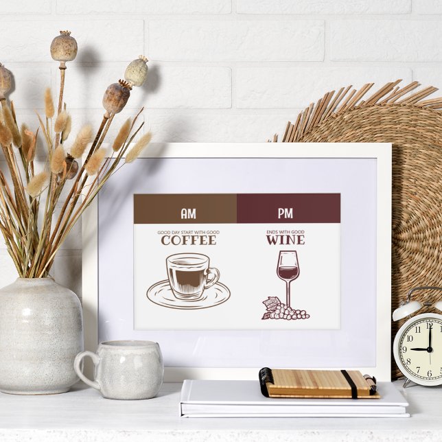 Coffee and Wine Canvas Print (Creator Uploaded)