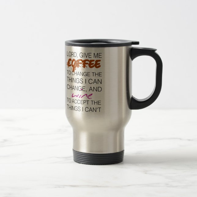 Coffee and Wine Travel Mug (Right)