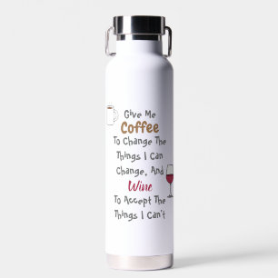 Coffee And Wine Water Bottle
