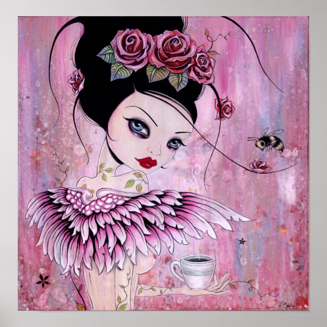 Coffee Angel Print (Front)