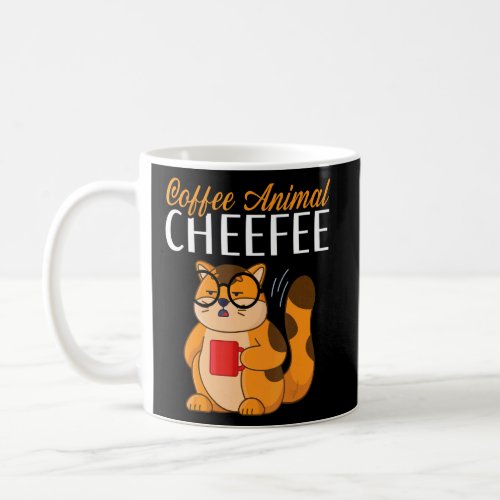 Coffee Animal Cheefee Caffeine Drinker Cheetah  Coffee Mug
