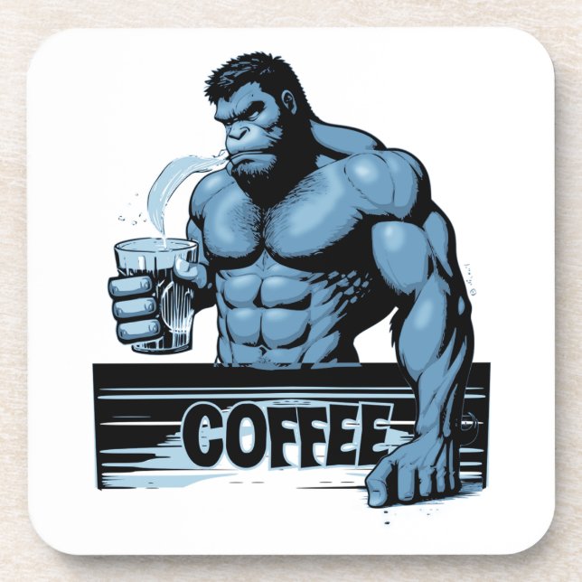 Coffee Ape Beverage Coaster (Front)