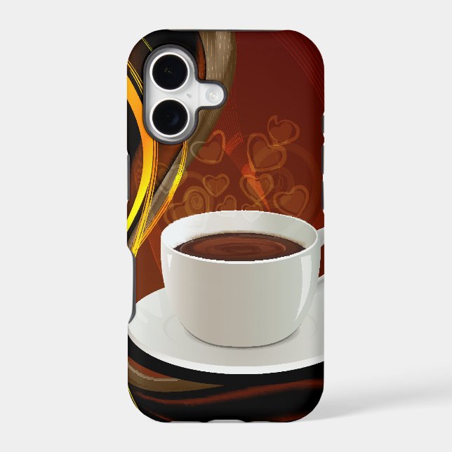 Coffee Art Cafe Iphone Case (Back)