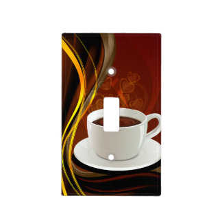 Coffee Art Cafe Light Switch Cover