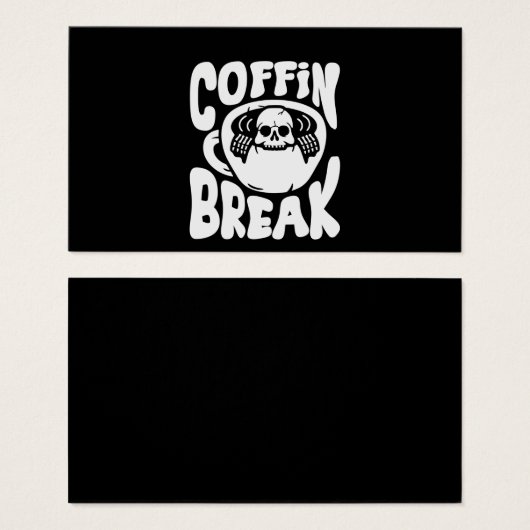 Coffee Art Coffin Break (Front & Back)