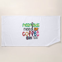 Coffee Art Mermaids Need Coffee Too