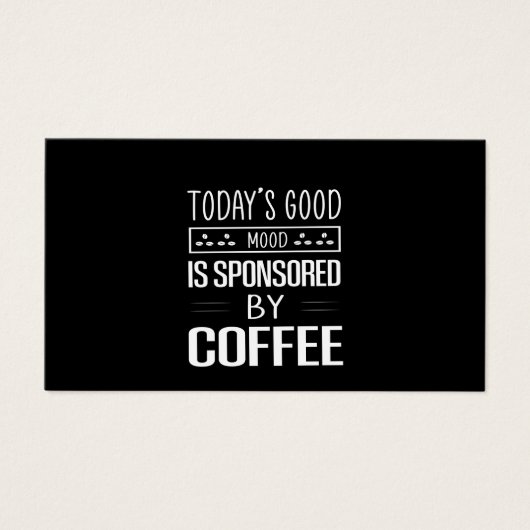 Coffee Art Today's Good Mood (Front)