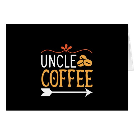 Coffee Art Uncle Coffee Cards (Front Horizontal)