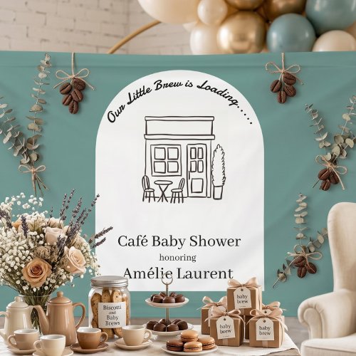 Coffee Baby Is Brew Modern Baby Shower Banner