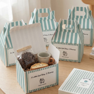 Coffee Baby Is Brew Modern Baby Shower Favor Boxes