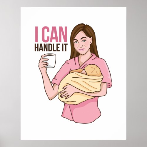 Coffee Baby Nurse Poster