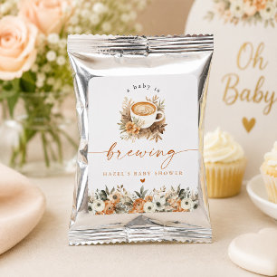 Coffee Baby Shower Coffee Favor, A Baby is Brewing Drink Mix