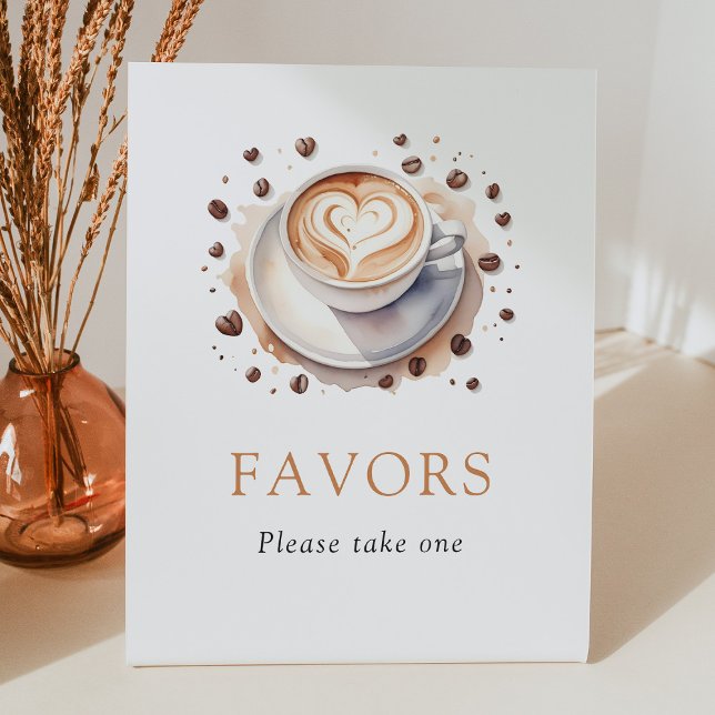 Coffee Baby Shower Favors Party Sign (Creator Uploaded)