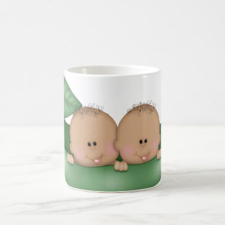 coffee baby shower twins "pea in a pod" cup