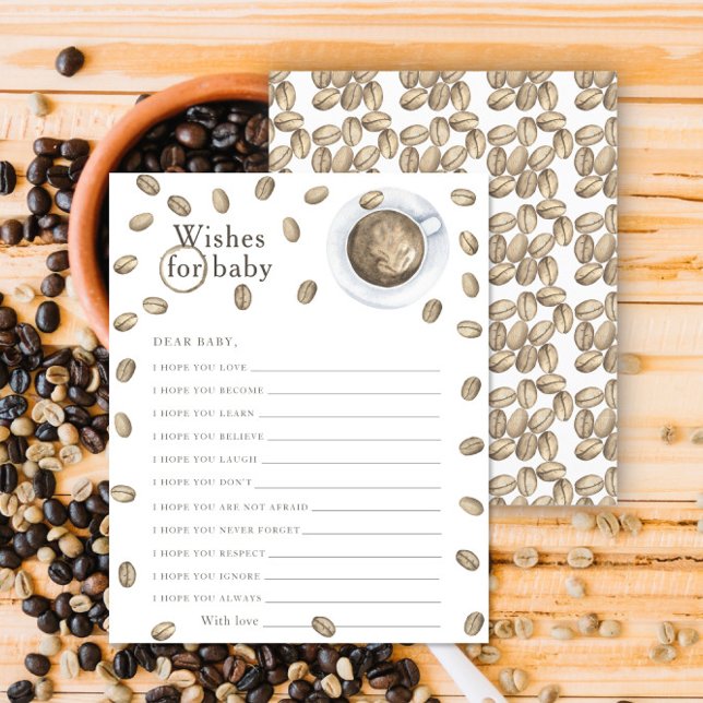 Coffee baby shower - wishes for baby (Creator Uploaded)