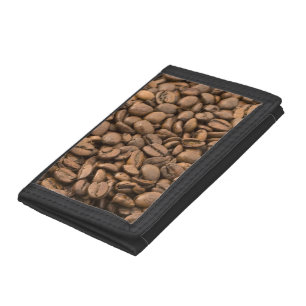 Coffee Background Trifold Wallet