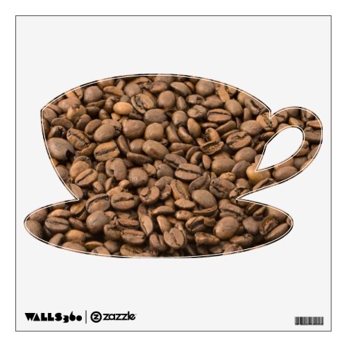 Coffee Background Wall Decal