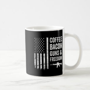 Coffee Bacon Guns & Dom - Bbq Grill Funny Gun Mug