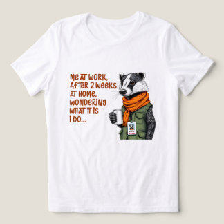 Coffee Badger Tri-Blend Shirt
