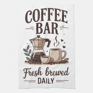 Coffee Bar Kitchen Towel
