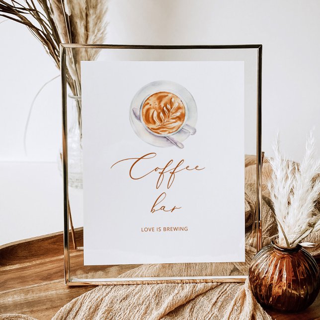 Coffee bar Love is brewing Poster (Creator Uploaded)